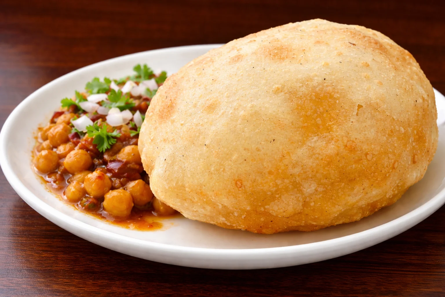 Chole Bhature - Signature Indian street food at Food Mahal Regina